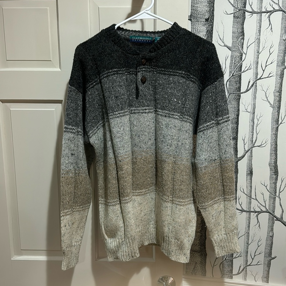 Vintage Claybrooke Outdoors Wool Sweater